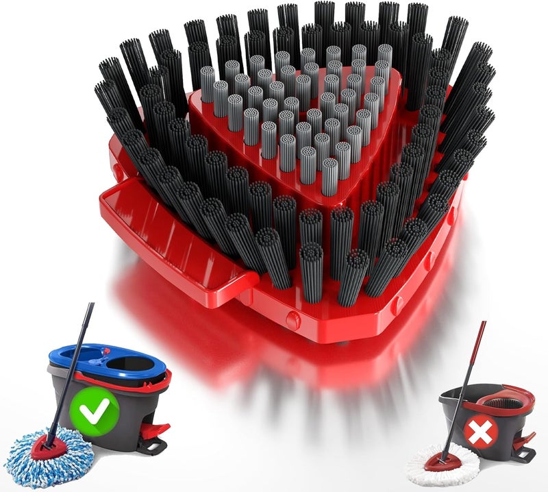 SuperAbound Small Full Bristle Scrub Brush ONLY for O-Cedar RinseClean 2-Tank System - Image 1